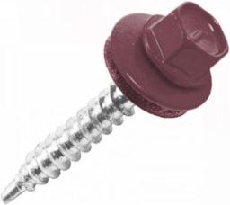 Саморез кровельный Daxmer 4,8х35 RAL 3005 (250) сверло №1 изображение, детальные картинки товара