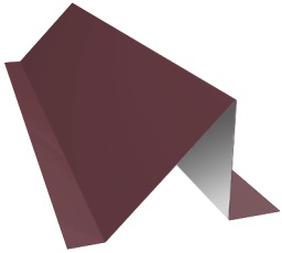 Планка снегозадержания 0,5 Satin с пленкой RAL 3005 красное вино (2м) изображение, детальные картинки товара