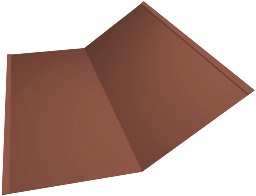 Планка ендовы нижней для композитной черепицы 140х140 0,5 Satin с пленкой RAL 8004 терракота (2м) изображение, детальные картинки товара