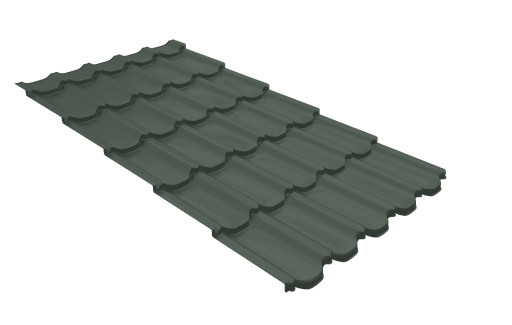 Профиль волновой ''Квинта плюс3D'' (''Kvinta plus3D'') 0,5 GreenCoat Pural BT RR 11 темно-зеленый (RAL 6020 хромовая зелень) изображение, детальные картинки товара