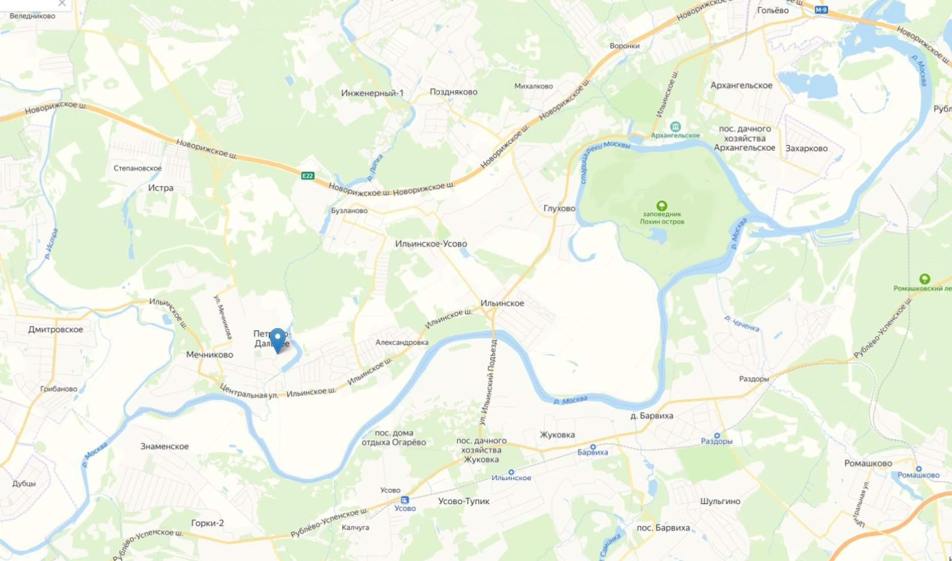 Объект по адресу Московская обл, Петрово-Дальнее с, Озерная ул, д. 18А