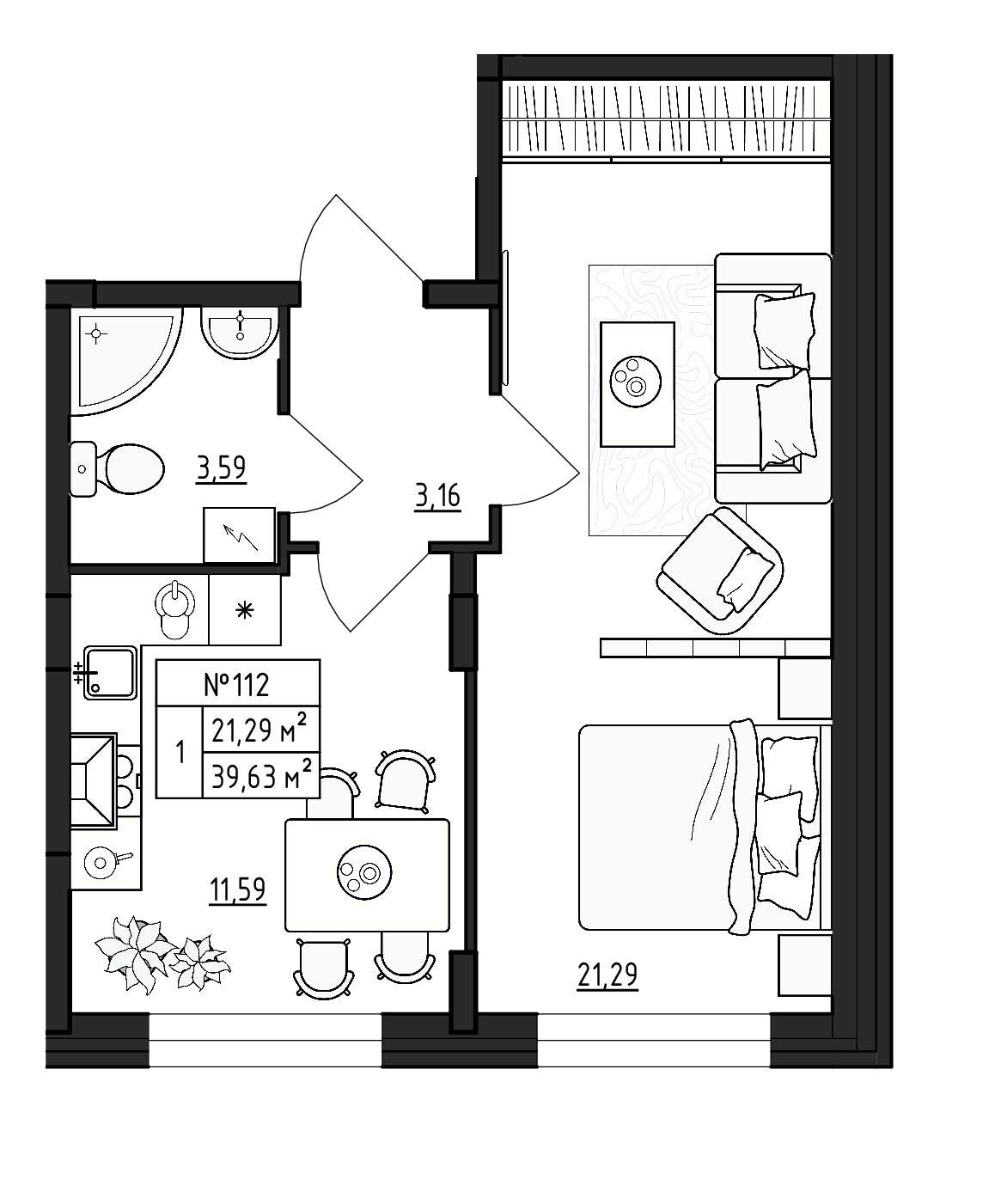 Фото квартиры по адресу Ленинградская обл, Гатчинский р-н, Малое Верево д, Кутышева ул, д. 9к2