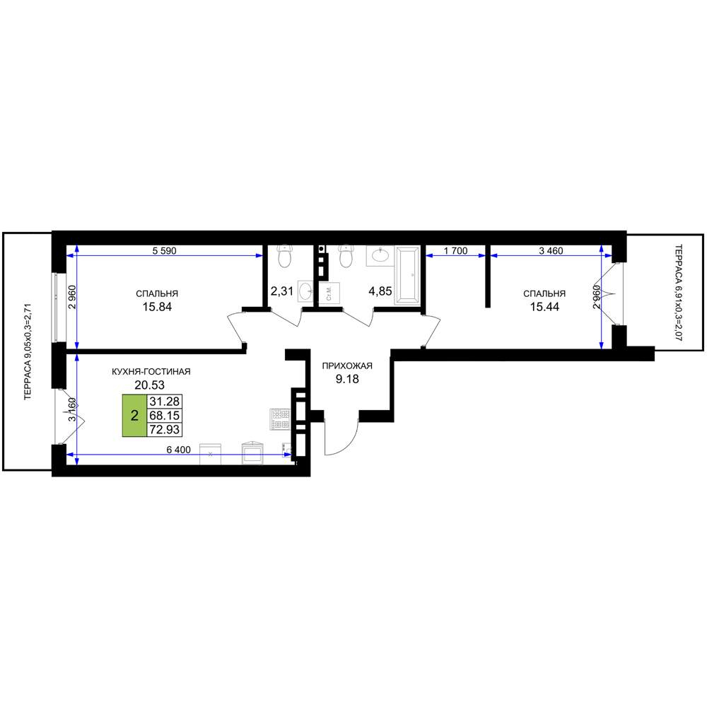 Объект по адресу Москва, Героя России Катериничева улица, д.1 