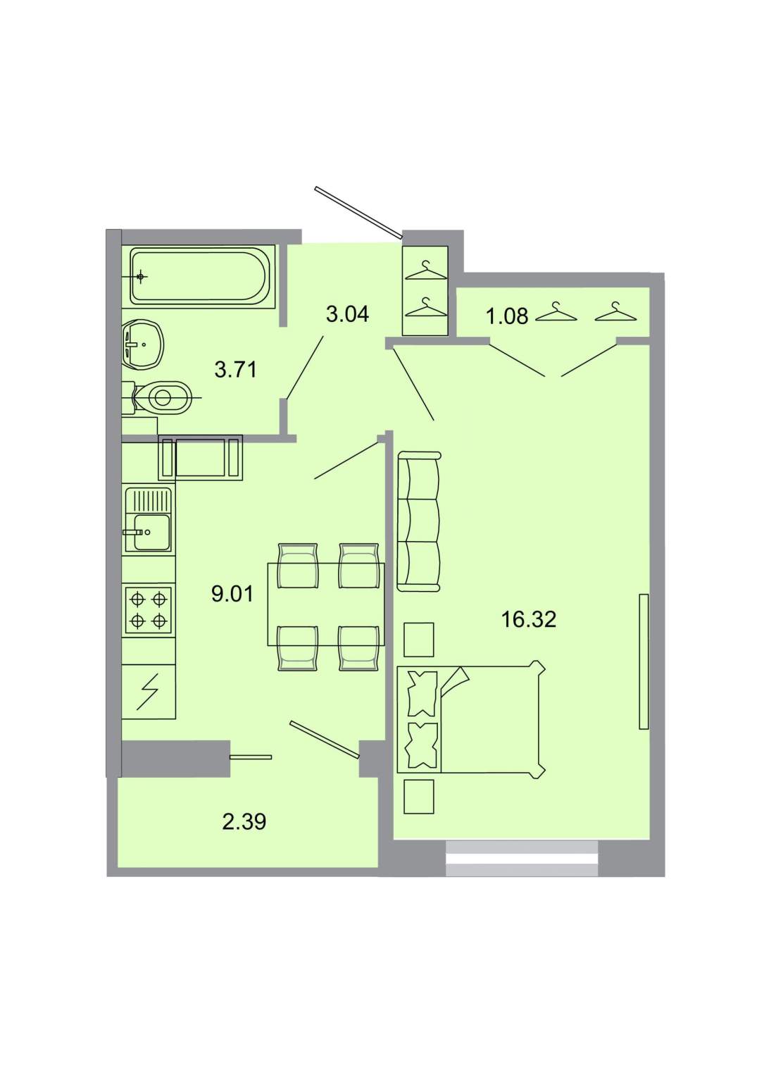 Объект по адресу Ленинградская обл, Всеволожский р-н, Тихая ул, д. 13к3