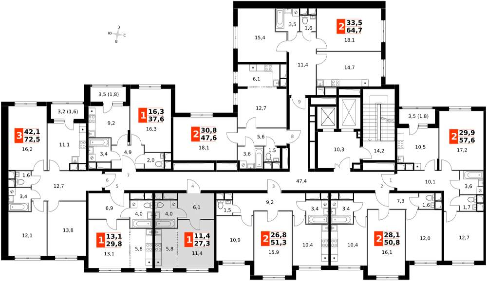 Объект по адресу Московская обл, Развилка п, Римский проезд, д. 5стр1