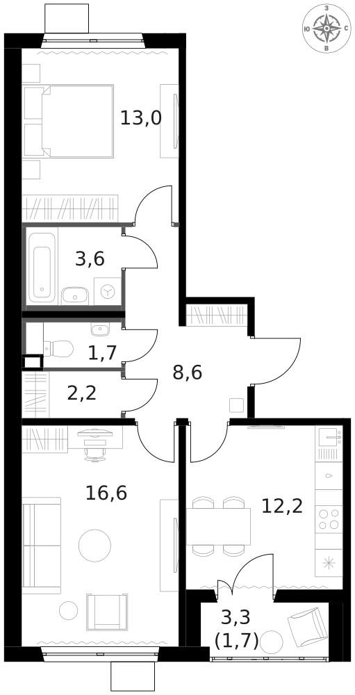 Объект по адресу Москва г, Ленинградское ш, д. 228к4