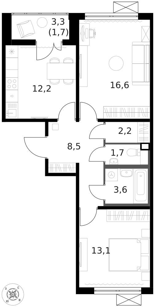 Объект по адресу Москва г, Ленинградское ш, д. 228к4