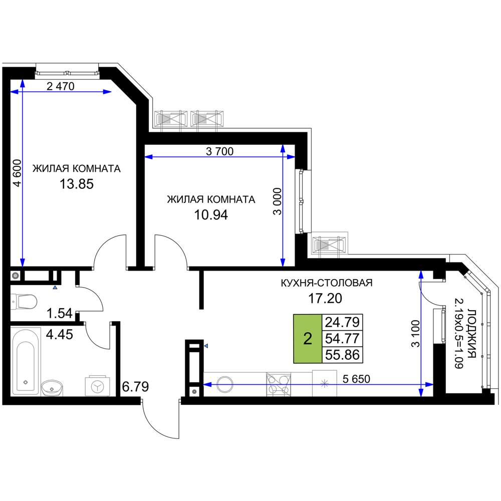 Объект по адресу Москва, Старокубанская улица, д.2/23 