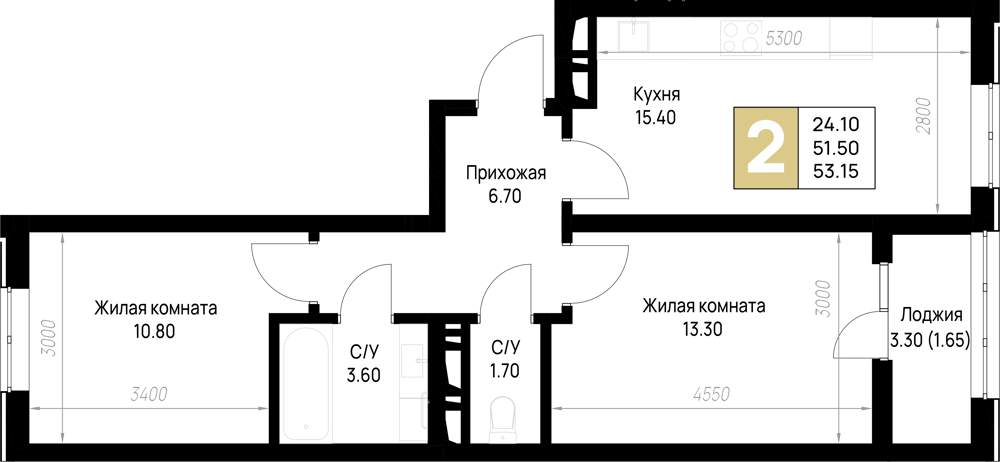 Фото квартиры по адресу Москва, Крылова улица, д.к1 
