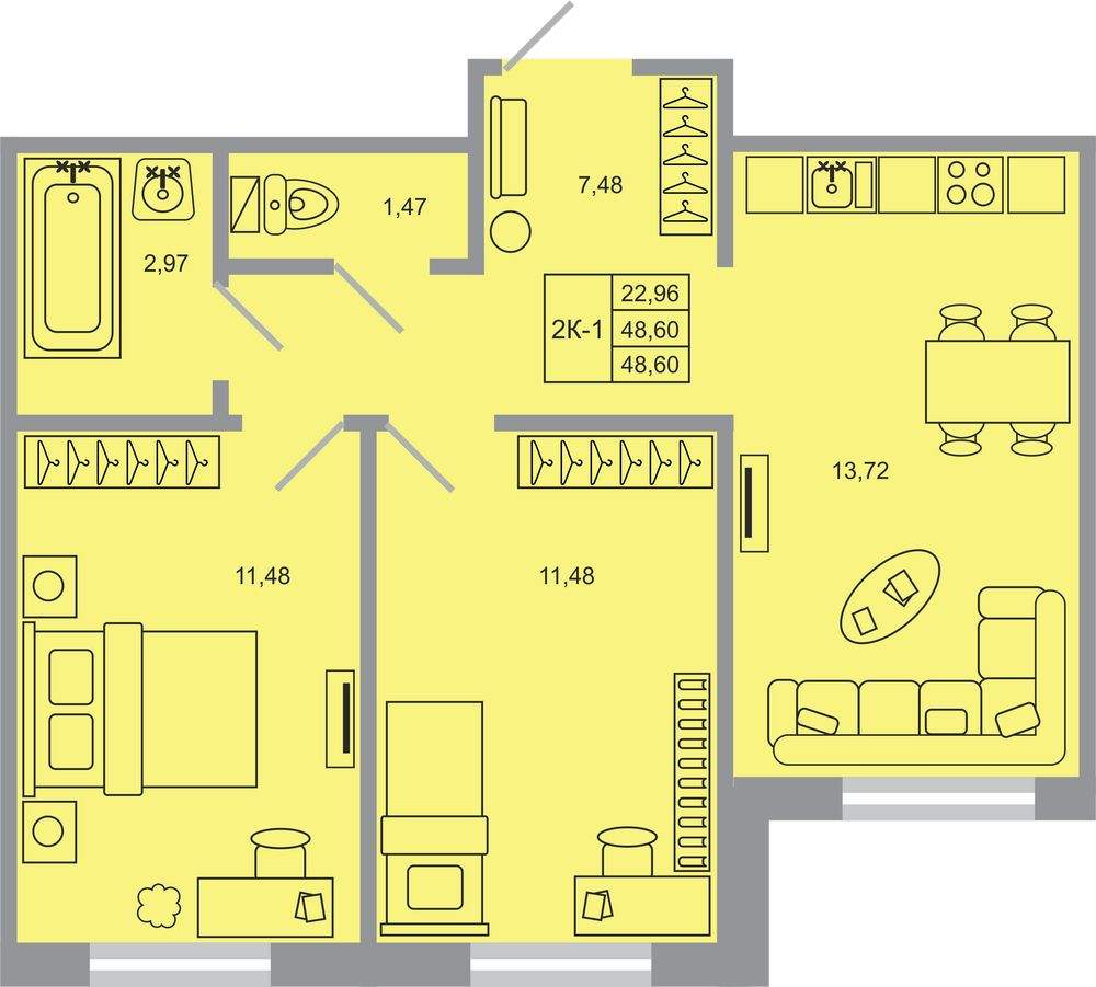 Фото квартиры по адресу Москва, Тихая улица, д.11 