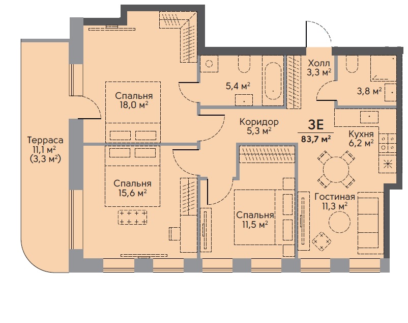 Объект по адресу Москва, Лобачевского улица, д.124/3а 
