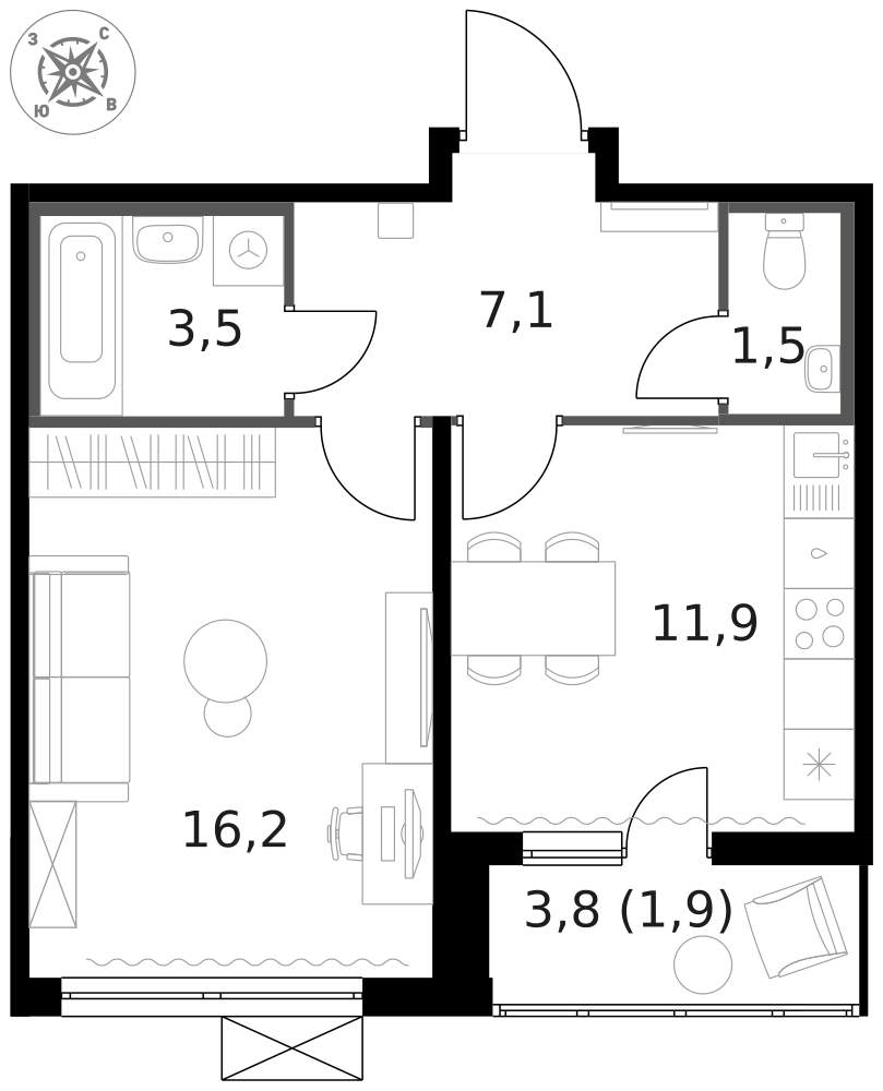 Объект по адресу Москва г, Ленинградское ш, д. 228к4