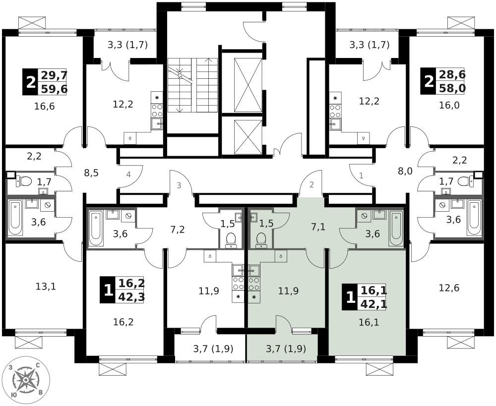 Объект по адресу Москва г, Ленинградское ш, д. 228к4