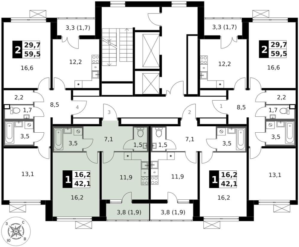 Объект по адресу Москва г, Ленинградское ш, д. 228к4