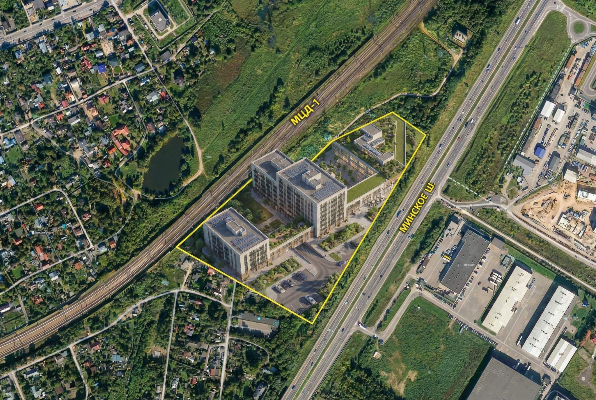 Объект по адресу Москва, Минское шоссе 