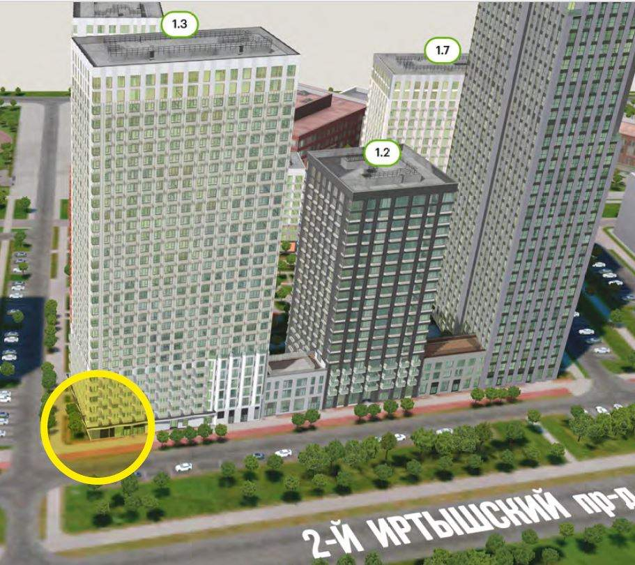 Объект по адресу Москва, 2-й Иртышский проезд, д.8стр8 