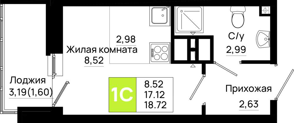 Фото квартиры по адресу Москва, Элеваторный переулок, д.1 