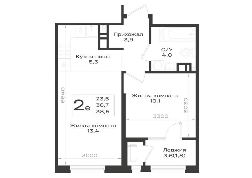Фото квартиры по адресу Москва, Ленина улица, д.63 
