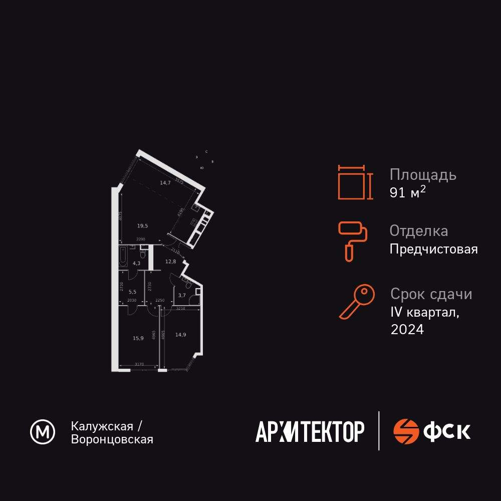 Объект по адресу Москва, Академика Волгина улица, д.2к1 
