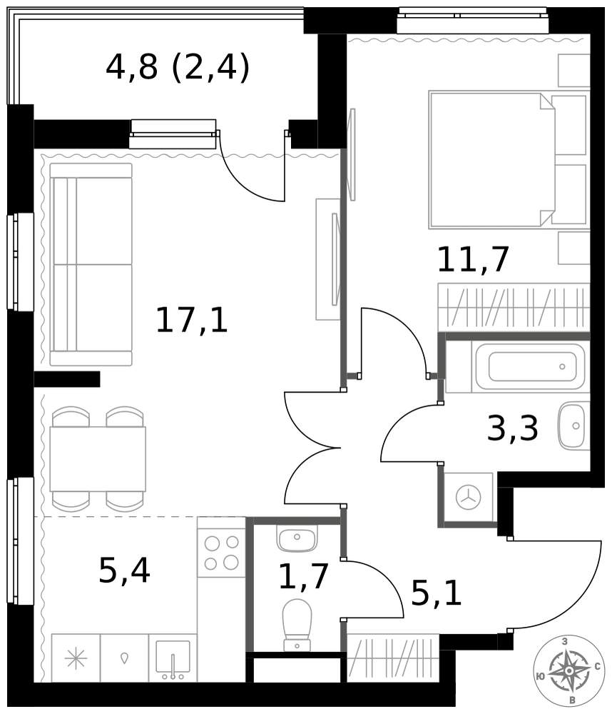 Объект по адресу Москва, Монтажная улица, д.10 