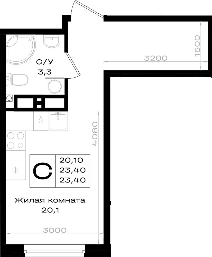 Объект по адресу Москва, 3-я линия улица, д.1 