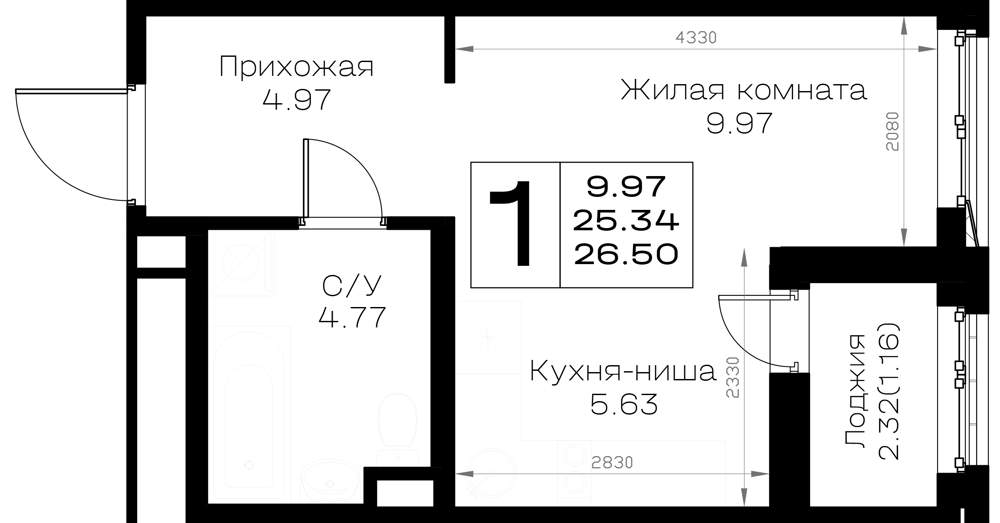 Фото квартиры по адресу Москва, д.к1.1 