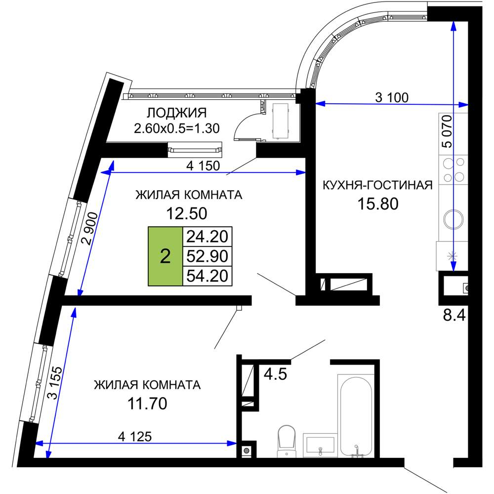 Объект по адресу Москва, Старокубанская улица, д.2/23 