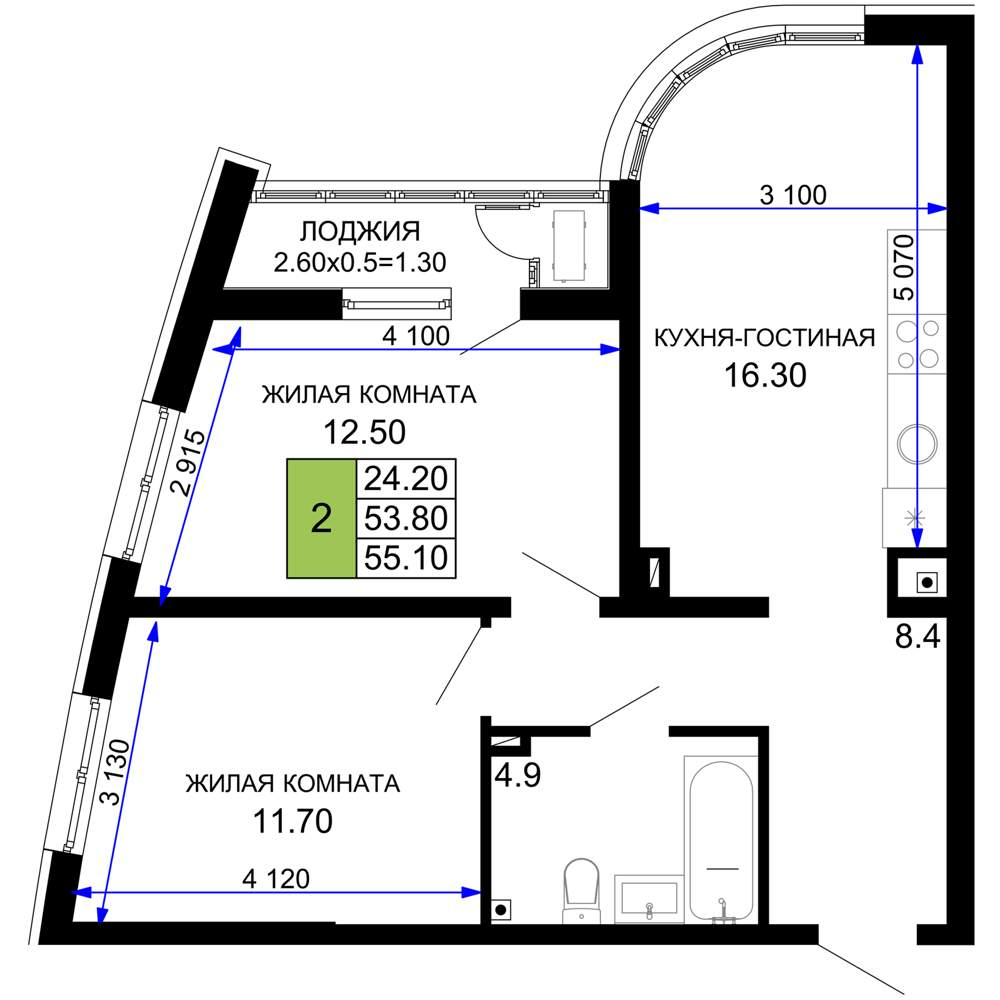 Объект по адресу Москва, Старокубанская улица, д.2/23 