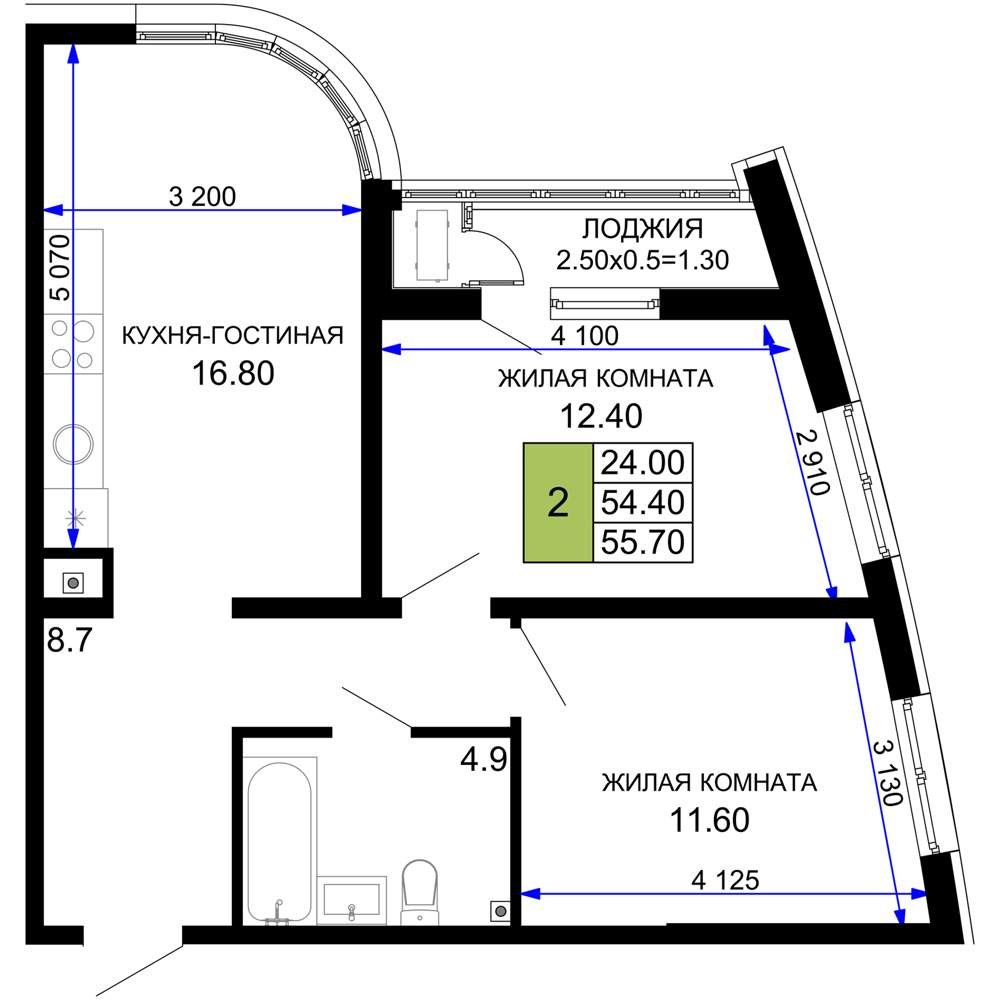 Объект по адресу Москва, Старокубанская улица, д.2/23 