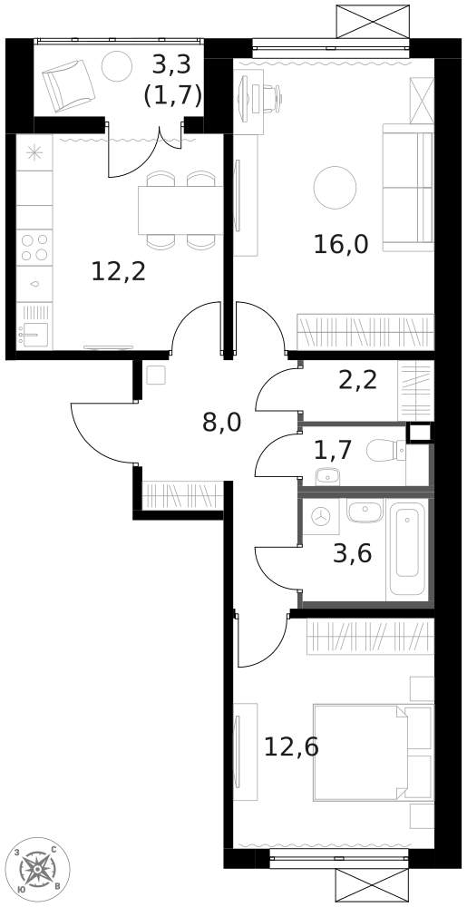 Объект по адресу Москва г, Ленинградское ш, д. 228к4