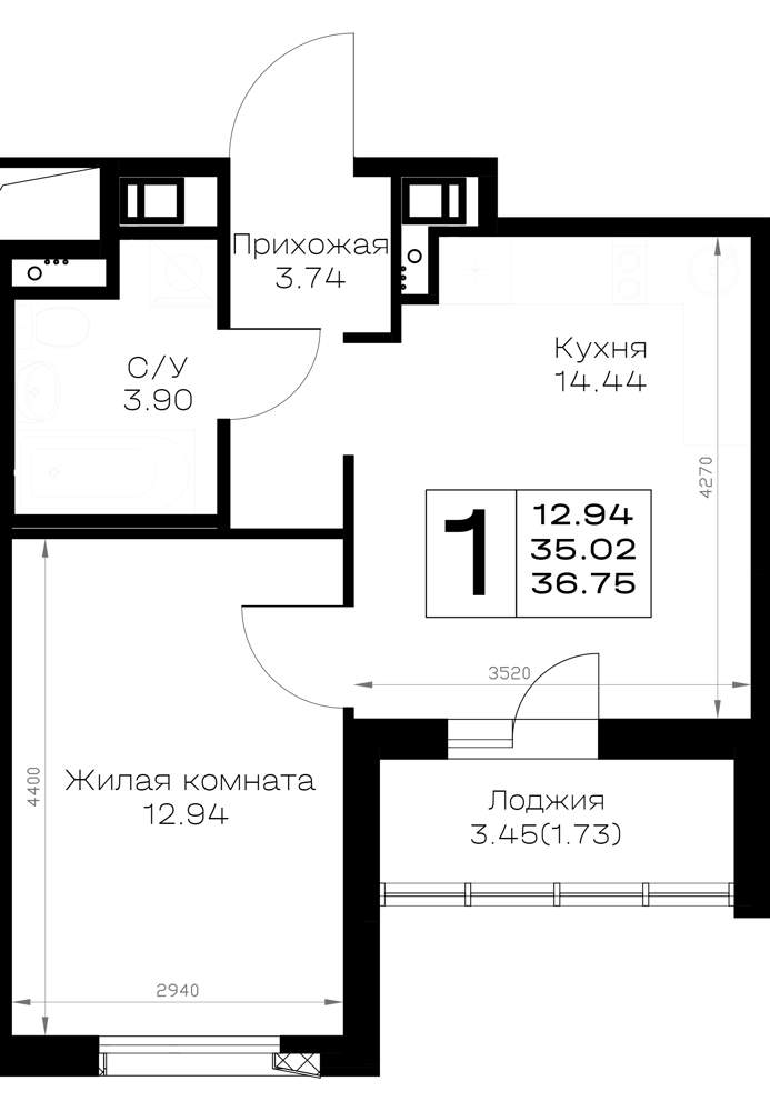 Объект по адресу Москва, д.к1.1 