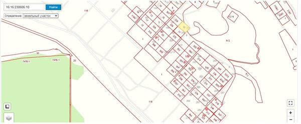 Объект по адресу Москва, Радуга Казанской швейной фабрики N 1 тер. СНТ 