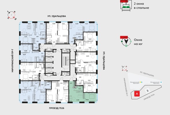 Объект по адресу Москва г, Мичуринский пр-кт, влд. 45