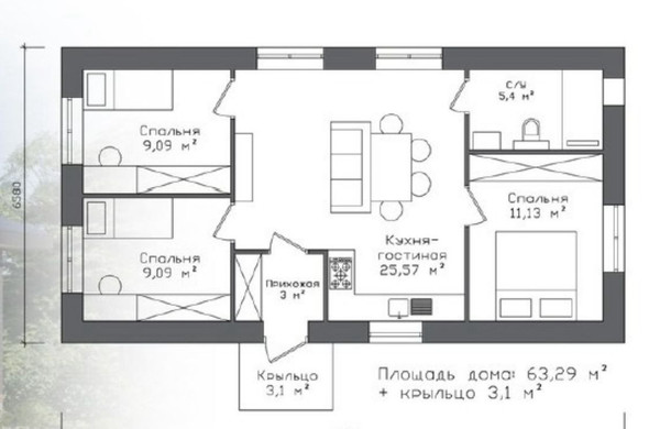 Объект по адресу Москва, Егорьево с 