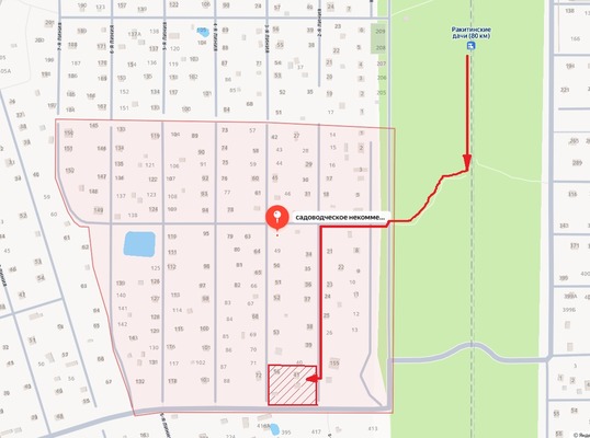 Объект по адресу Москва, Луч тер. СНТ, 41 