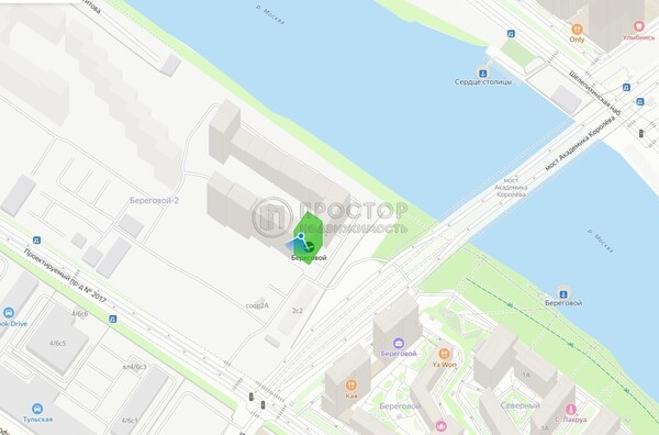 Объект по адресу Москва, Береговой проезд, 2 