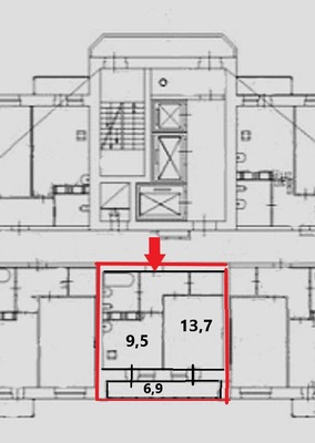 Фото квартиры по адресу Санкт-Петербург г, Есенина ул, д. 1