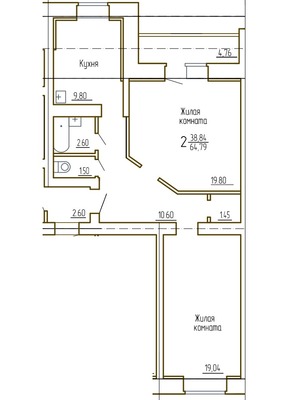 Фото квартиры по адресу Москва, Макеева пр-кт, 85 