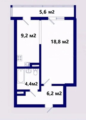Фото квартиры по адресу Санкт-Петербург, Брянцева ул, 15бк2 