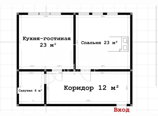 Объект по адресу Краснодарский край, Центральный р-н, Рахманинова пер, д. 39/12