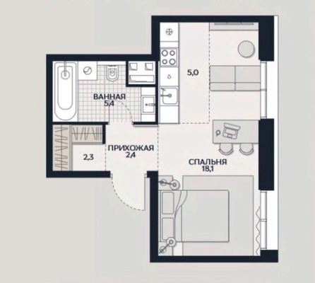 Фото квартиры по адресу Москва, Гродненская ул, 18к3 