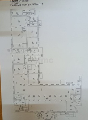 Объект по адресу Москва, Первомайская ул, 58Б 1 