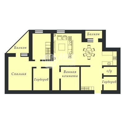 Фото квартиры по адресу Москва, Коштоянца ул, 20к2 