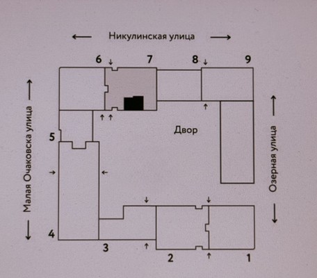 Фото квартиры по адресу Москва, Малая Очаковская ул, 1к2 