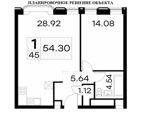 Фото квартиры по адресу Москва, 1-я Ямского Поля ул, 26 