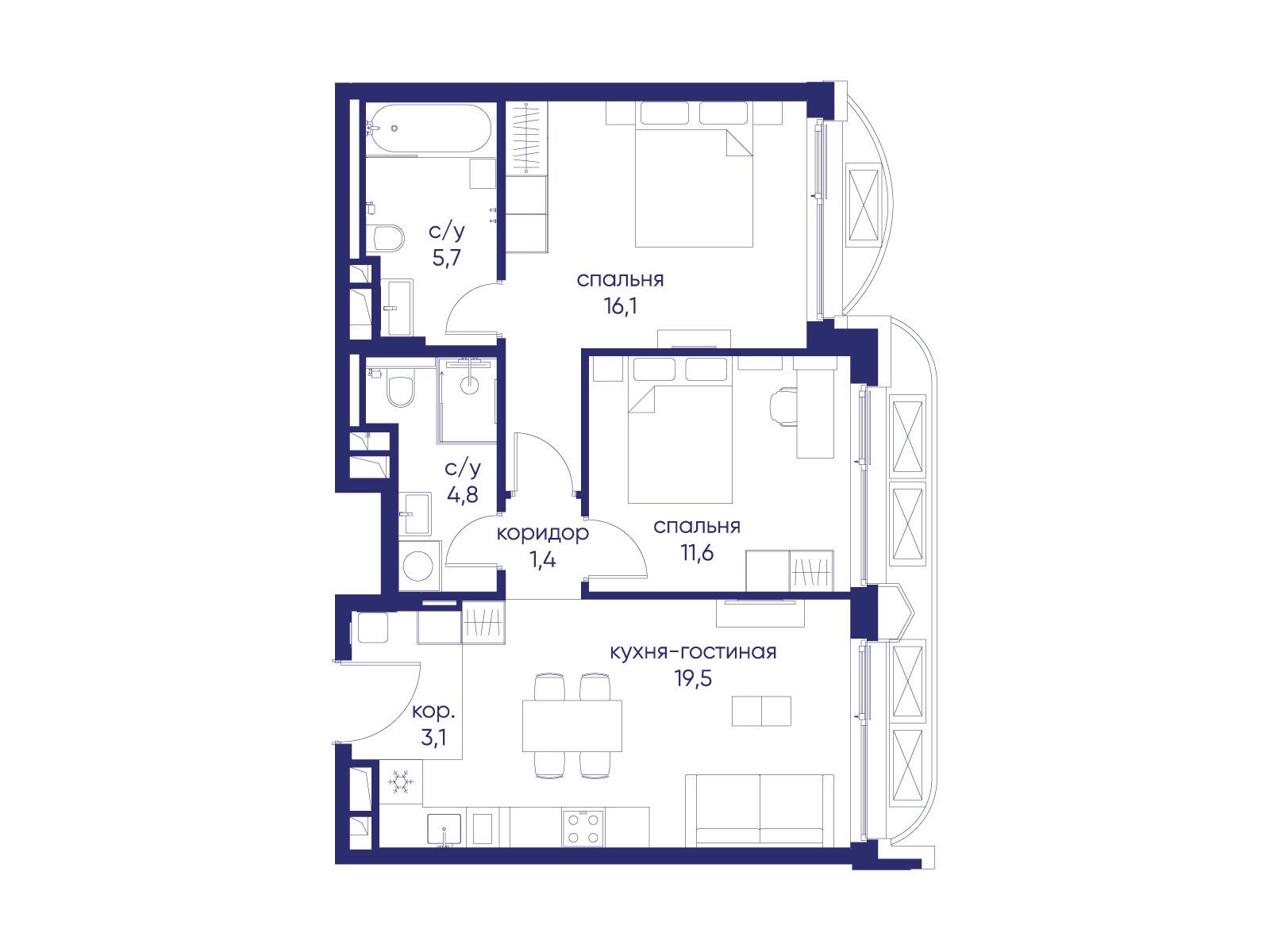 Объект по адресу Москва, ул. Нижние Мнёвники, земельный участок 62В, корпус 1 
