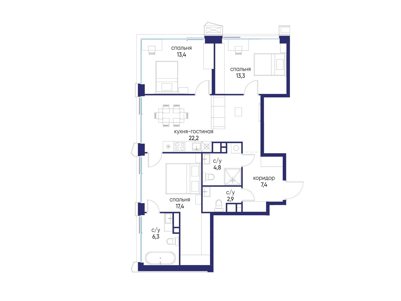 Объект по адресу Москва, ул. Нижние Мнёвники, земельный участок 62В, корпус 6 