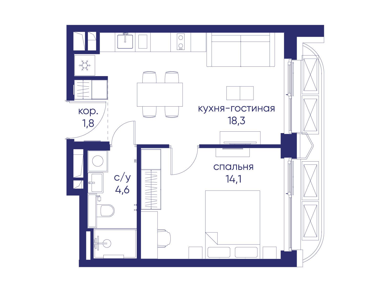 Объект по адресу Москва, ул. Нижние Мнёвники, земельный участок 62В, корпус 1 