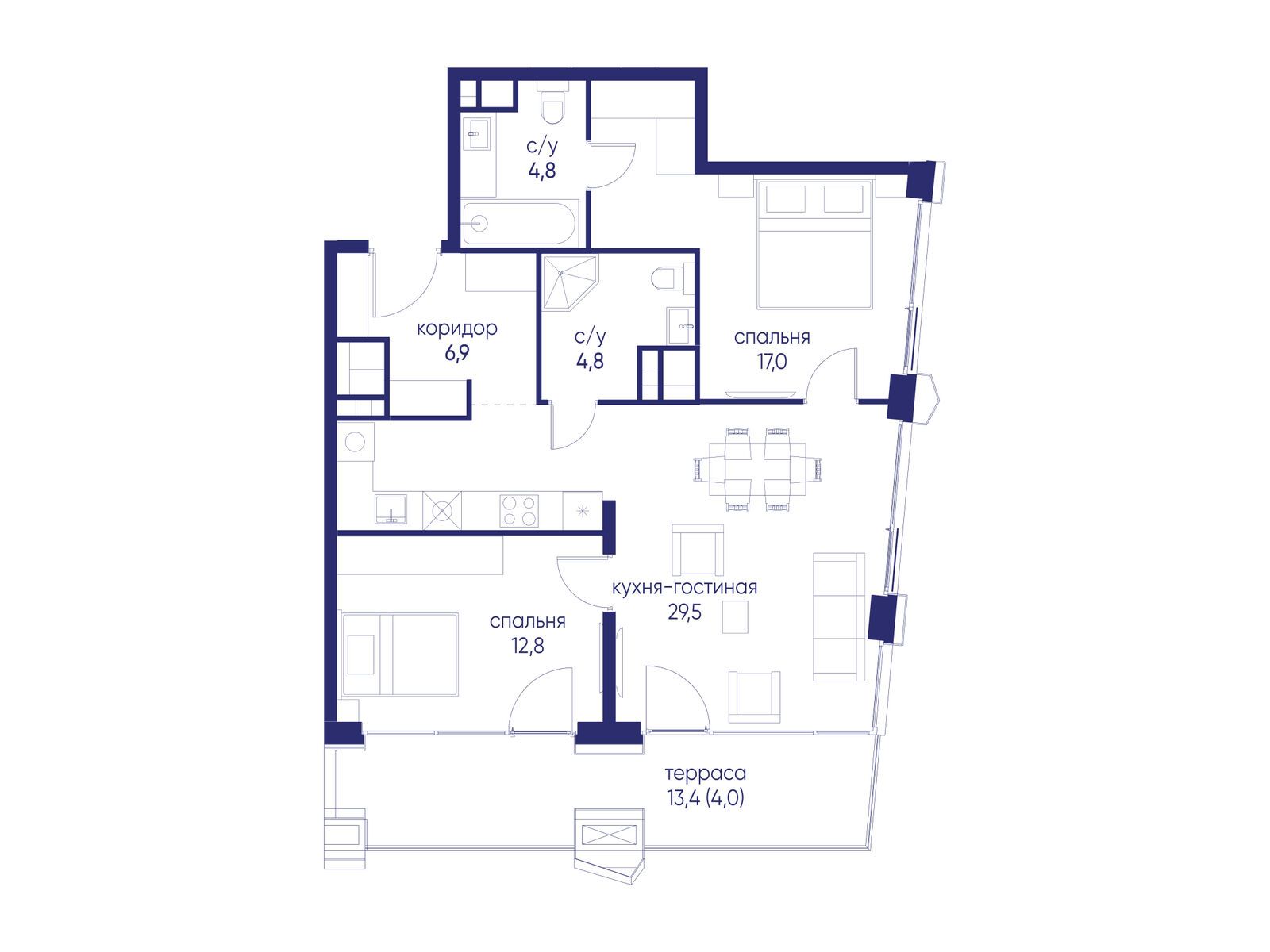 Объект по адресу Москва, ул. Нижние Мнёвники, земельный участок 62В, корпус 6 