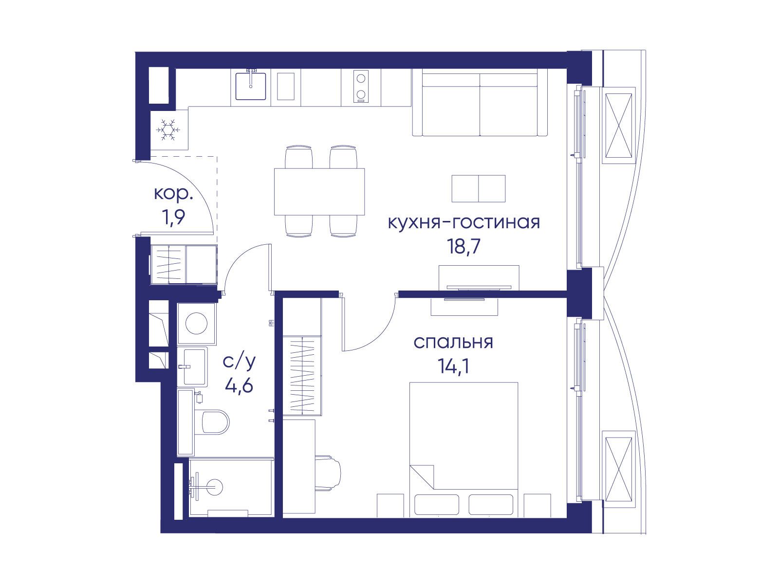 Объект по адресу Москва, ул. Нижние Мнёвники, земельный участок 62В, корпус 1 